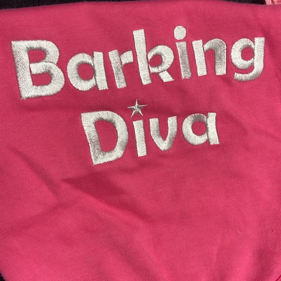 BNWT PARISIAN PET PINK BARKING DIVA COTTON OVER THE HEAD DOGGY TANK TOP … - Picture 6 of 9